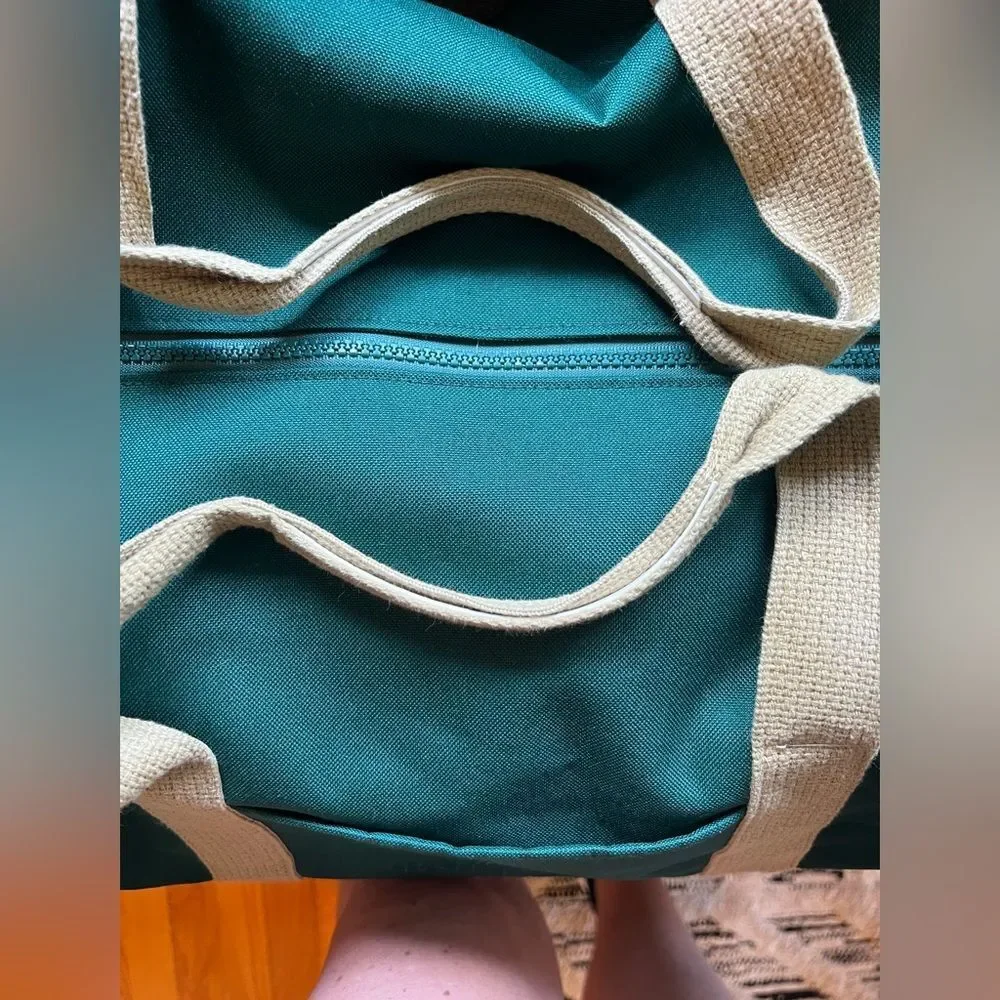 Rolex Green and Tan Men's Duffel Bag Vintage & Rare
